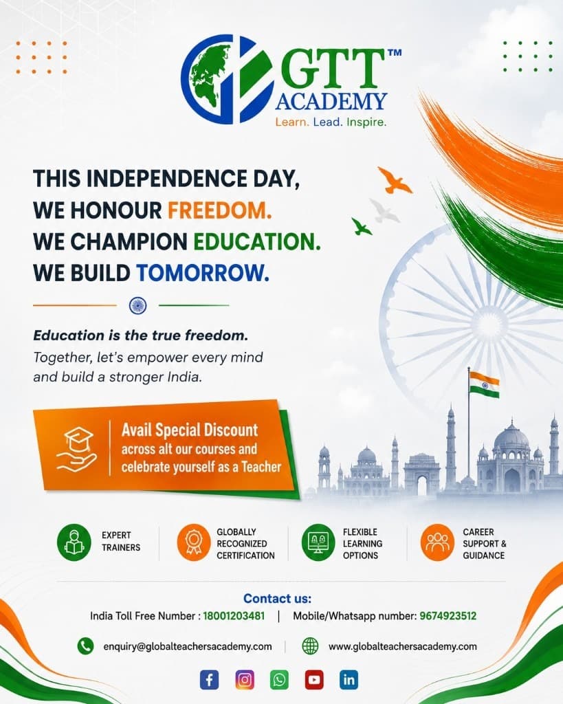 GTT Academy Independence Day Special Offer